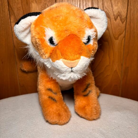 Wild Republic Plush Tiger Cub Cat 8" Stuffed Animal Plush - Picture 5 of 6